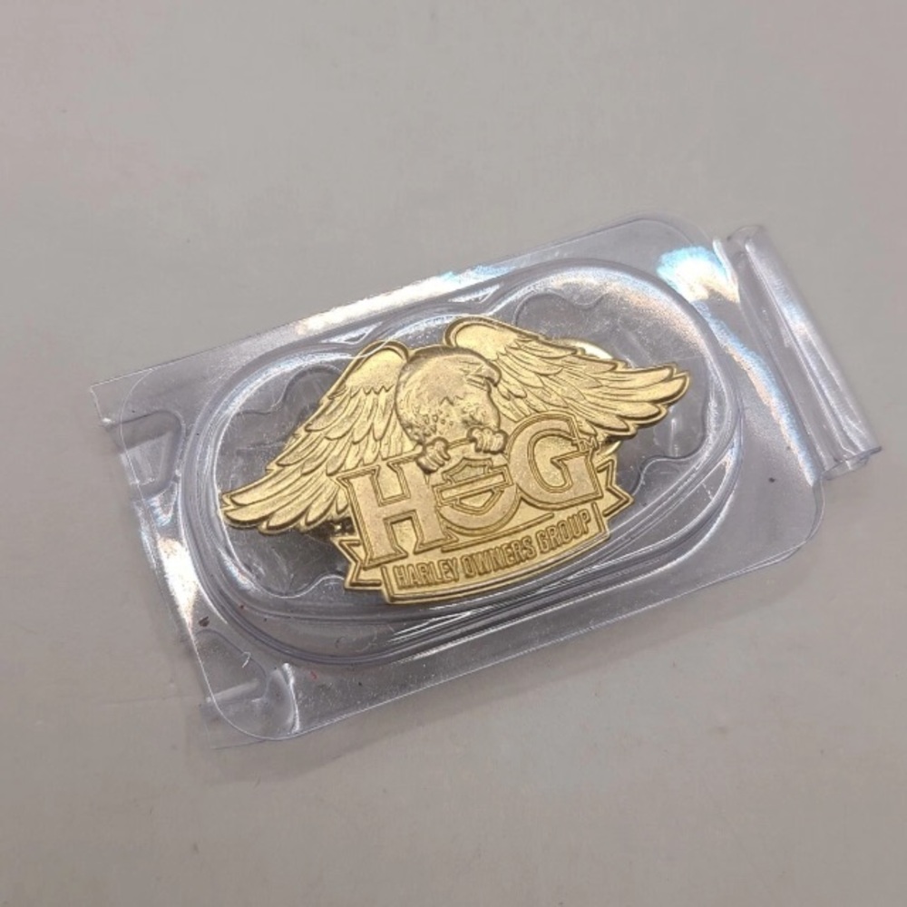 Harley-Davidson HOG Harley Owners Group Member Club Pin Badge Eagle Wheel Logo